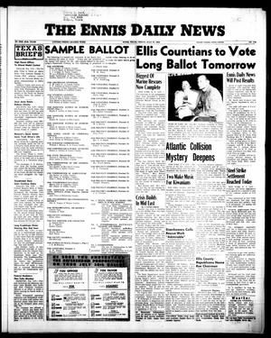 The Ennis Daily News (Ennis, Tex.), Vol. 65, No. 178, Ed. 1 Friday, July 27, 1956