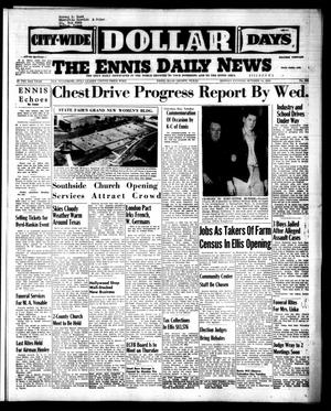 The Ennis Daily News (Ennis, Tex.), Vol. 63, No. 239, Ed. 1 Monday, October 11, 1954