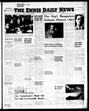 The Ennis Daily News (Ennis, Tex.), Vol. 63, No. 28, Ed. 1 Wednesday, February 3, 1954