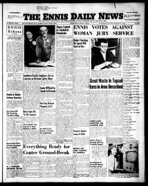 The Ennis Daily News (Ennis, Tex.), Vol. 63, No. 260, Ed. 1 Wednesday, November 3, 1954