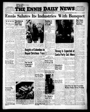 The Ennis Daily News (Ennis, Tex.), Vol. 63, No. 283, Ed. 1 Wednesday, December 1, 1954