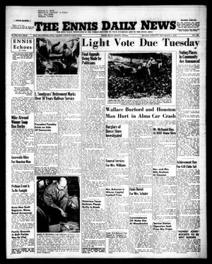The Ennis Daily News (Ennis, Tex.), Vol. 63, No. 258, Ed. 1 Monday, November 1, 1954