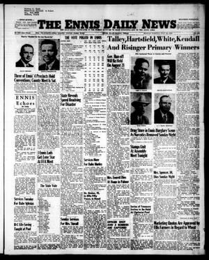 The Ennis Daily News (Ennis, Tex.), Vol. 63, No. 174, Ed. 1 Monday, July 26, 1954