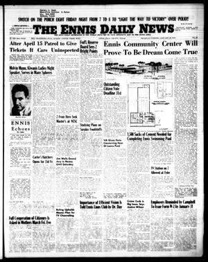 The Ennis Daily News (Ennis, Tex.), Vol. 63, No. 23, Ed. 1 Thursday, January 28, 1954