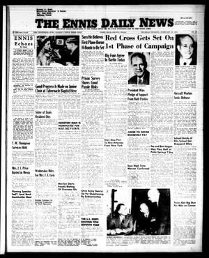 The Ennis Daily News (Ennis, Tex.), Vol. 63, No. 41, Ed. 1 Thursday, February 18, 1954