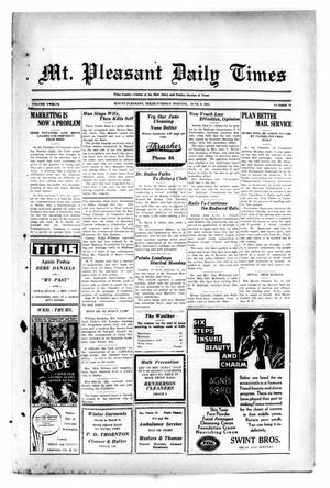 Mt. Pleasant Daily Times (Mount Pleasant, Tex.), Vol. 12, No. 73, Ed. 1 Tuesday, June 9, 1931