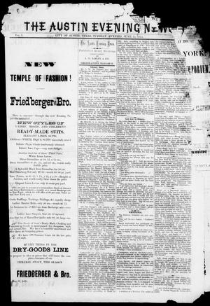 The Austin Evening News (Austin, Tex.), Vol. 1, No. 31, Ed. 1, Tuesday, June 15, 1875