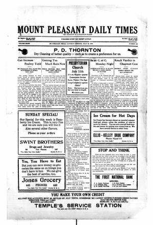 Mount Pleasant Daily Times (Mount Pleasant, Tex.), Vol. 8, No. 108, Ed. 1 Saturday, July 10, 1926