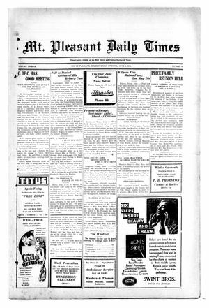 Mt. Pleasant Daily Times (Mount Pleasant, Tex.), Vol. 12, No. 67, Ed. 1 Tuesday, June 2, 1931