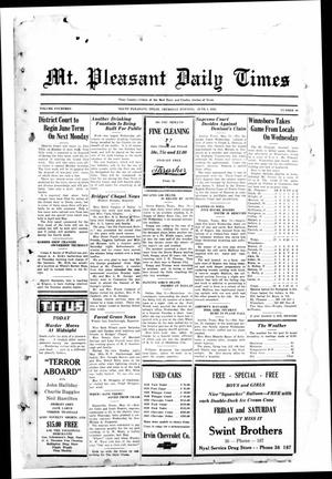 Mt. Pleasant Daily Times (Mount Pleasant, Tex.), Vol. 14, No. 68, Ed. 1 Thursday, June 1, 1933