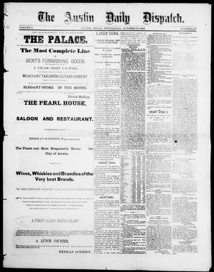 The Austin Daily Dispatch (Austin, Tex.), Vol. 4, No. 223, Ed. 1, Wednesday, October 31, 1883