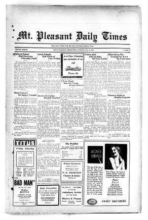 Mt. Pleasant Daily Times (Mount Pleasant, Tex.), Vol. 12, No. 59, Ed. 1 Friday, May 22, 1931