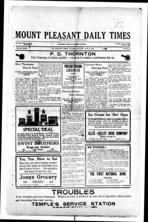 Primary view of Mount Pleasant Daily Times (Mount Pleasant, Tex.), Vol. 8, No. 84, Ed. 1 Saturday, June 12, 1926