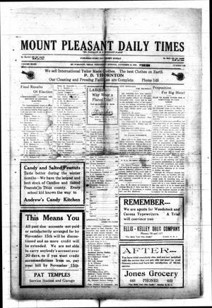 Mount Pleasant Daily Times (Mount Pleasant, Tex.), Vol. 8, No. 210, Ed. 1 Wednesday, November 10, 1926