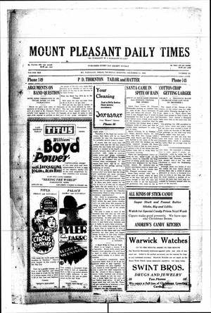 Mount Pleasant Daily Times (Mount Pleasant, Tex.), Vol. 10, No. 255, Ed. 1 Thursday, December 13, 1928
