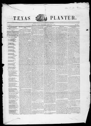 Primary view of object titled 'Texas Planter (Brazoria, Tex.), Vol. 2, No. 30, Ed. 1, Wednesday, February 1, 1854'.
