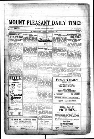 Primary view of object titled 'Mount Pleasant Daily Times (Mount Pleasant, Tex.), Vol. 10, No. 54, Ed. 1 Wednesday, May 9, 1928'.
