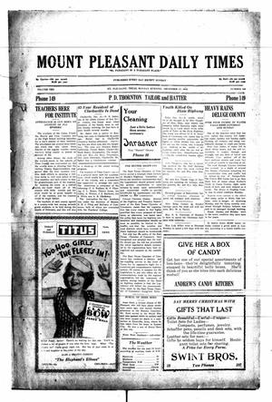 Mount Pleasant Daily Times (Mount Pleasant, Tex.), Vol. 10, No. 258, Ed. 1 Monday, December 17, 1928