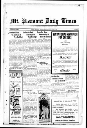 Mt. Pleasant Daily Times (Mount Pleasant, Tex.), Vol. 14, No. 17, Ed. 1 Tuesday, April 4, 1933