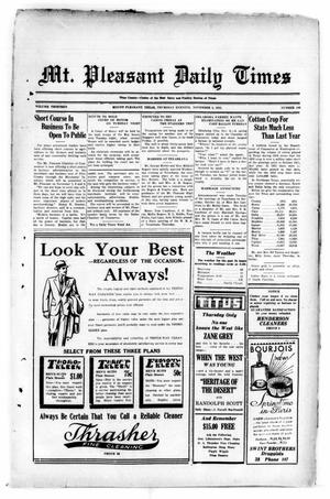 Mt. Pleasant Daily Times (Mount Pleasant, Tex.), Vol. 13, No. 186, Ed. 1 Thursday, November 3, 1932