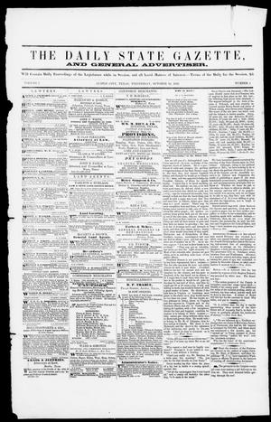 The Daily State Gazette and General Advertiser (Austin, Tex.), Vol. 1, No. 2, Ed. 1, Wednesday, October 12, 1859