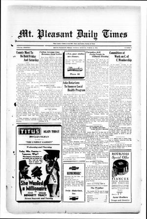 Mt. Pleasant Daily Times (Mount Pleasant, Tex.), Vol. 13, No. 4, Ed. 1 Tuesday, March 22, 1932