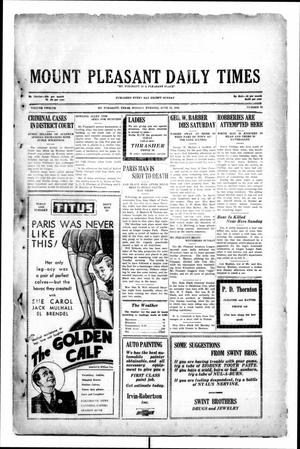 Mount Pleasant Daily Times (Mount Pleasant, Tex.), Vol. 12, No. 83, Ed. 1 Monday, June 23, 1930