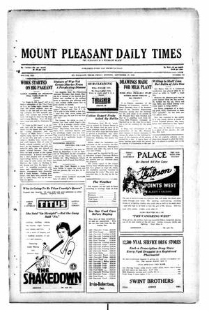 Mount Pleasant Daily Times (Mount Pleasant, Tex.), Vol. 10, No. 172, Ed. 1 Friday, September 27, 1929