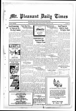 Mt. Pleasant Daily Times (Mount Pleasant, Tex.), Vol. 13, No. 267, Ed. 1 Monday, February 13, 1933