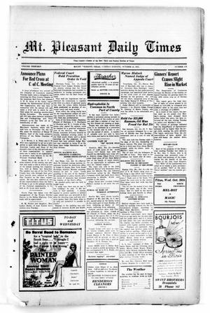 Mt. Pleasant Daily Times (Mount Pleasant, Tex.), Vol. 13, No. 178, Ed. 1 Tuesday, October 25, 1932