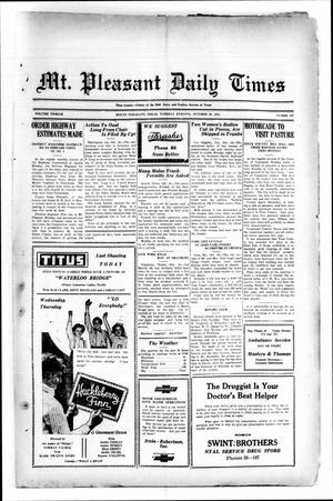Mt. Pleasant Daily Times (Mount Pleasant, Tex.), Vol. 12, No. 187, Ed. 1 Tuesday, October 20, 1931