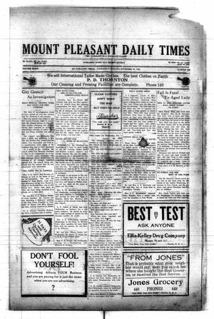 Mount Pleasant Daily Times (Mount Pleasant, Tex.), Vol. 8, No. 221, Ed. 1 Wednesday, November 24, 1926