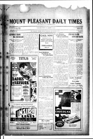 Mount Pleasant Daily Times (Mount Pleasant, Tex.), Vol. 12, No. 163, Ed. 1 Monday, September 29, 1930