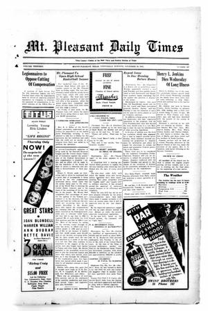 Mt. Pleasant Daily Times (Mount Pleasant, Tex.), Vol. 13, No. 207, Ed. 1 Wednesday, November 30, 1932