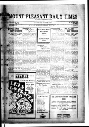 Mount Pleasant Daily Times (Mount Pleasant, Tex.), Vol. 12, No. 114, Ed. 1 Thursday, July 31, 1930