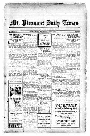 Mt. Pleasant Daily Times (Mount Pleasant, Tex.), Vol. 12, No. 273, Ed. 1 Friday, February 13, 1931