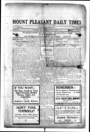 Mount Pleasant Daily Times (Mount Pleasant, Tex.), Vol. 8, No. 215, Ed. 1 Wednesday, November 17, 1926