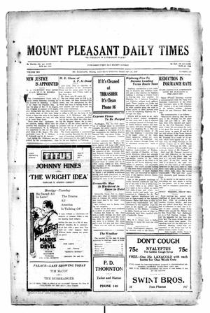 Mount Pleasant Daily Times (Mount Pleasant, Tex.), Vol. 10, No. 311, Ed. 1 Saturday, February 16, 1929