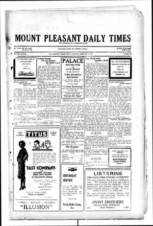 Mount Pleasant Daily Times (Mount Pleasant, Tex.), Vol. 11, No. 286, Ed. 1 Friday, February 7, 1930