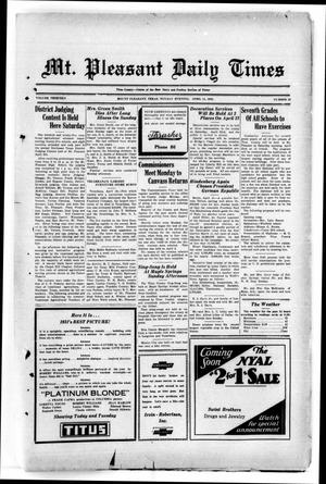 Mt. Pleasant Daily Times (Mount Pleasant, Tex.), Vol. 13, No. 20, Ed. 1 Monday, April 11, 1932