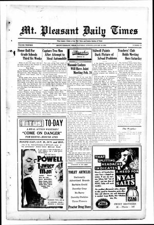 Mt. Pleasant Daily Times (Mount Pleasant, Tex.), Vol. 13, No. 253, Ed. 1 Saturday, January 28, 1933