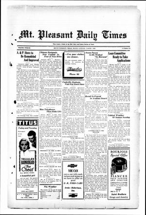 Mt. Pleasant Daily Times (Mount Pleasant, Tex.), Vol. 12, No. 212, Ed. 1 Monday, March 7, 1932