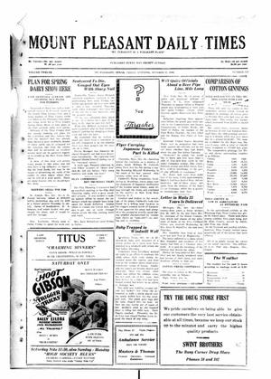 Mount Pleasant Daily Times (Mount Pleasant, Tex.), Vol. 12, No. 179, Ed. 1 Friday, October 17, 1930