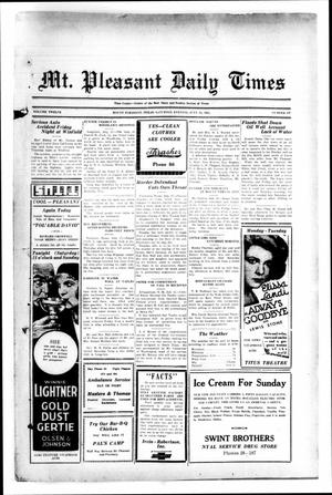 Mt. Pleasant Daily Times (Mount Pleasant, Tex.), Vol. 12, No. 107, Ed. 1 Saturday, July 18, 1931