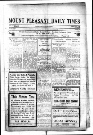 Mount Pleasant Daily Times (Mount Pleasant, Tex.), Vol. 8, No. 212, Ed. 1 Saturday, November 13, 1926