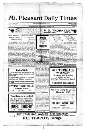 Mt. Pleasant Daily Times (Mount Pleasant, Tex.), Vol. 7, No. 256, Ed. 1 Friday, January 15, 1926