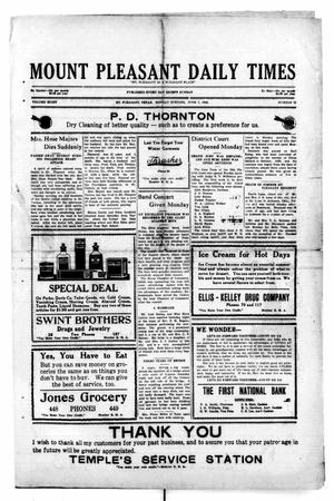 Mount Pleasant Daily Times (Mount Pleasant, Tex.), Vol. 8, No. 79, Ed. 1 Monday, June 7, 1926