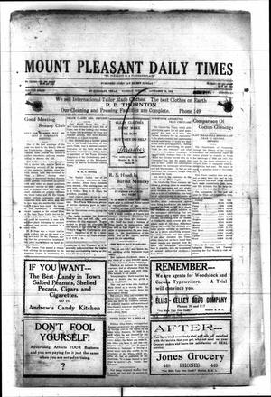 Mount Pleasant Daily Times (Mount Pleasant, Tex.), Vol. 8, No. 214, Ed. 1 Tuesday, November 16, 1926