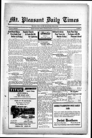 Mt. Pleasant Daily Times (Mount Pleasant, Tex.), Vol. 13, No. 76, Ed. 1 Saturday, June 25, 1932