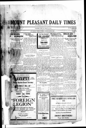 Mount Pleasant Daily Times (Mount Pleasant, Tex.), Vol. 10, No. 96, Ed. 1 Saturday, June 29, 1929